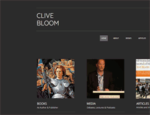Tablet Screenshot of clivebloom.com
